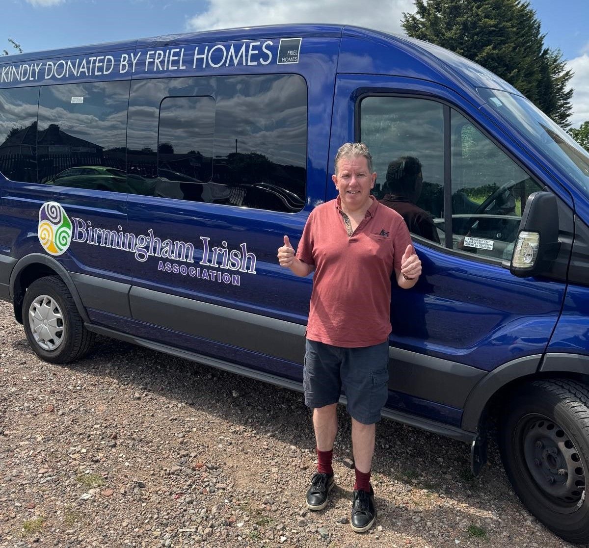 John Mulry and BIA's Minibus