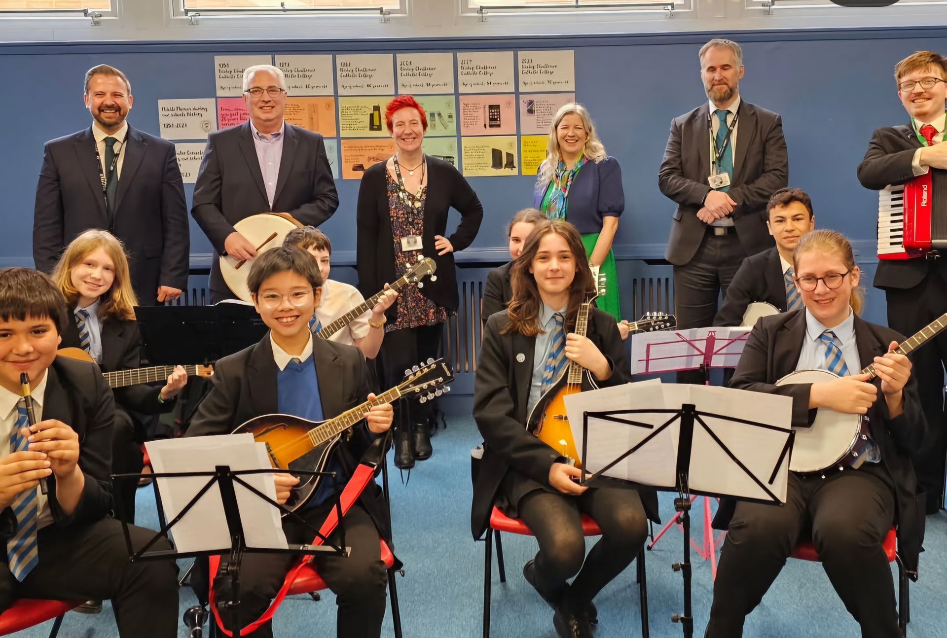 Outreach music project participants
