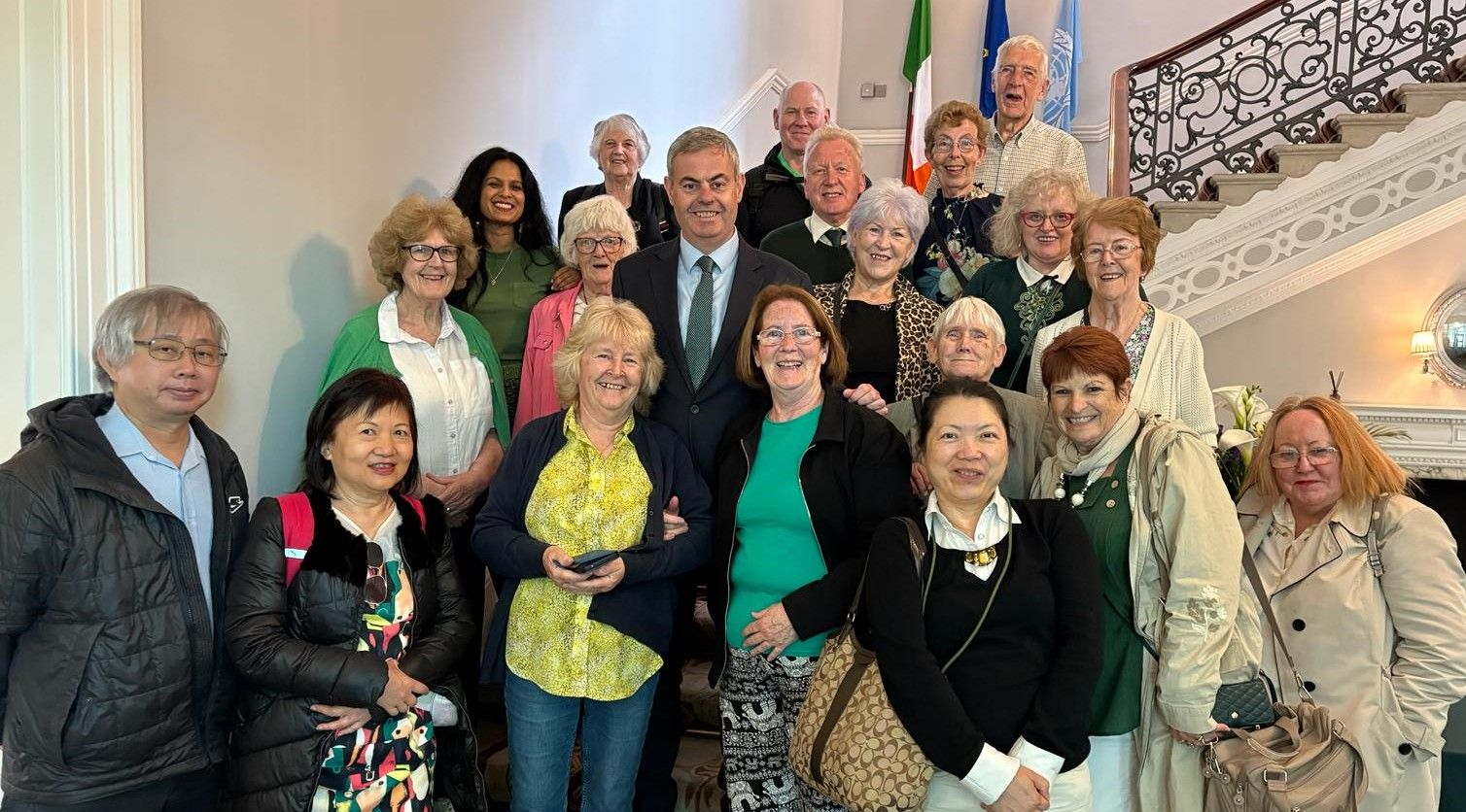 BIA Ramblers at the Embassy of Ireland