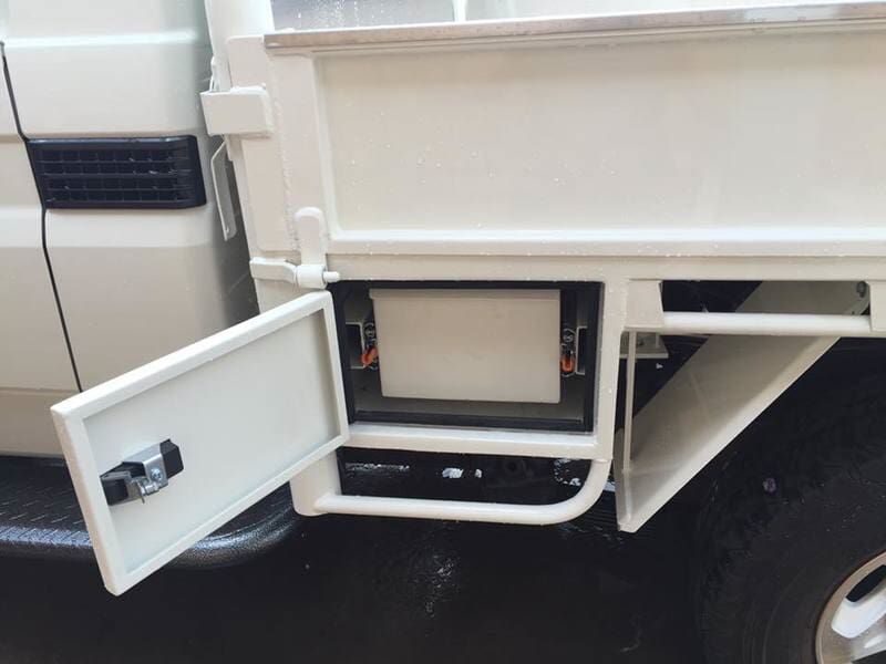 The Back Of A White Truck With The Door Open — Emerald 4x4 in Emerald, QLD