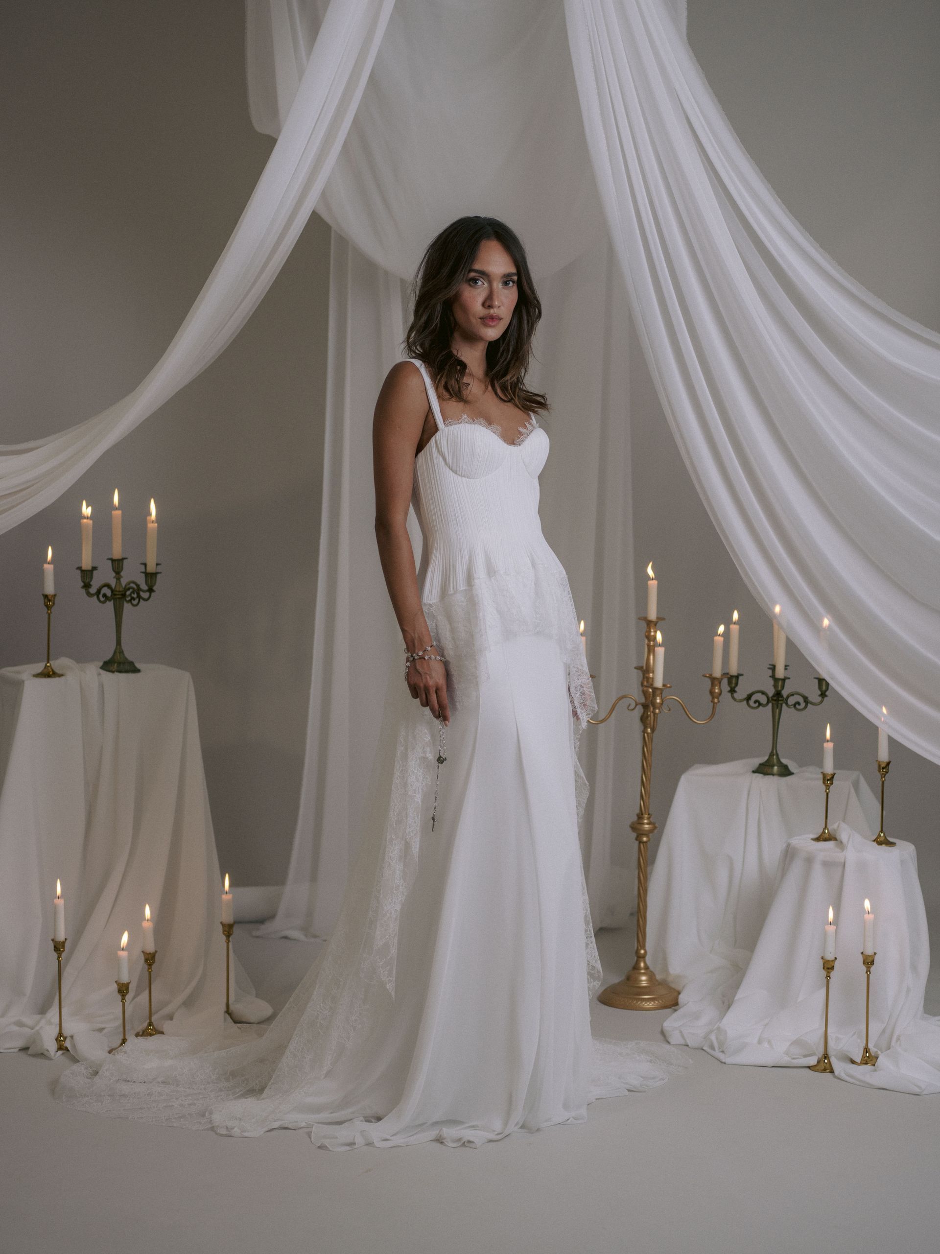 Unique designer wedding gown