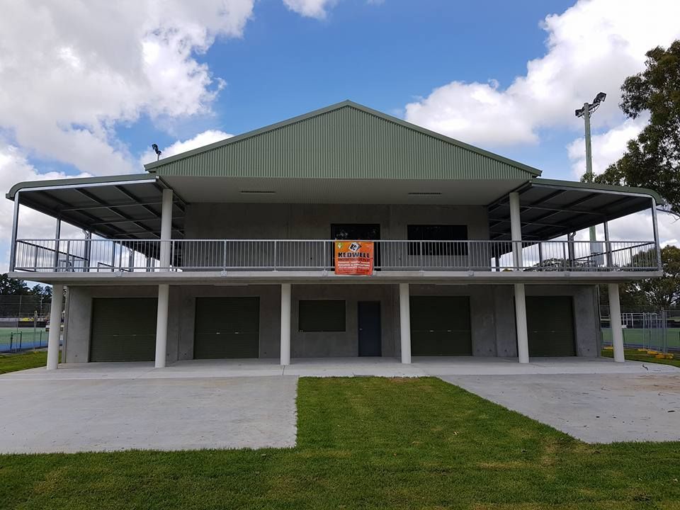 A School with a new balustrade in front of the balcony area — Burke Metal Fabrication In Taree, NSW