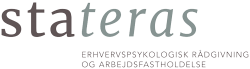 et logo for en virksomhed kaldet stateras med hvid baggrund