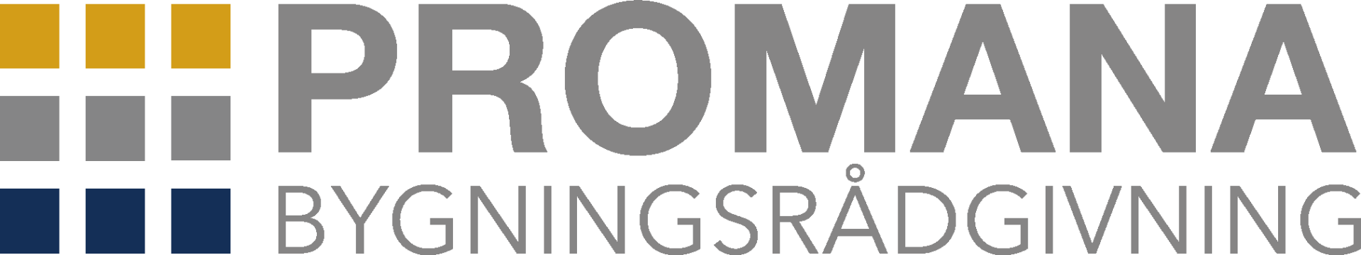 a logo that says promana bygningsrådgivning