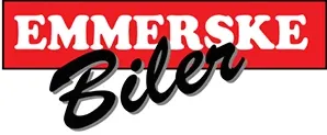 et rødt skilt, hvor der står emmerske biler