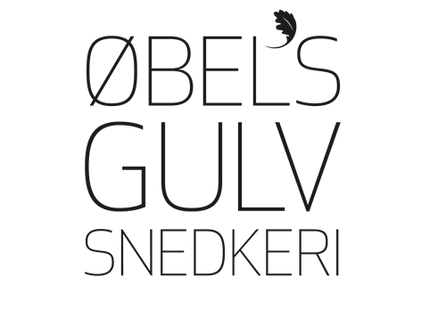a black and white logo for Øbel 's gulv snedkeri