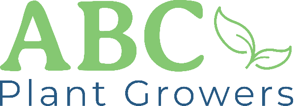 logoet for abc plant growers er grønt og blåt