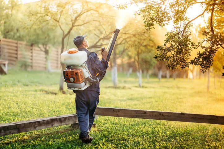 Special Blend — Worker using sprayer for organic pesticide in Laredo, TX