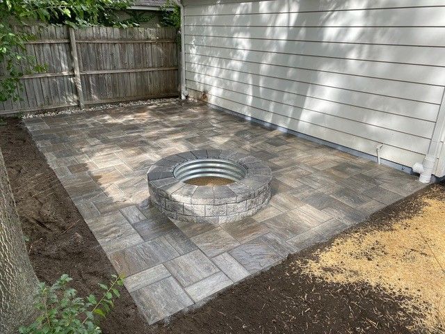 Hardscaping Fire Pit After Image - The Guy Outdoor Service - Warren, MI
