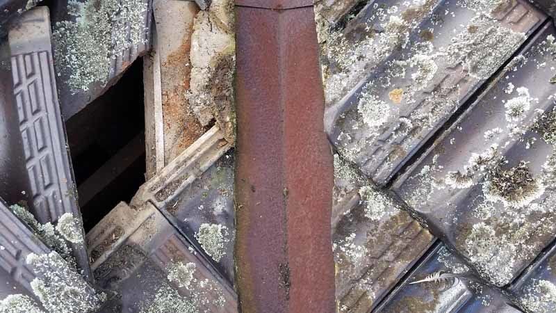 damaged roof