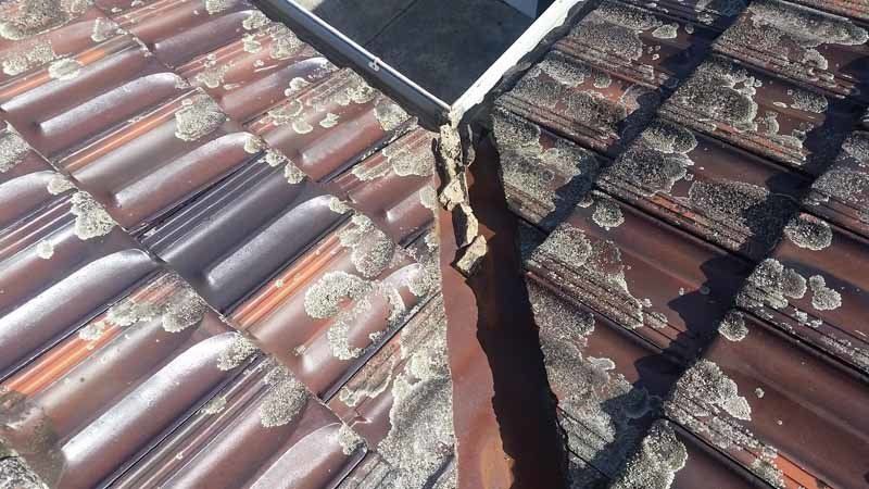 damaged roof