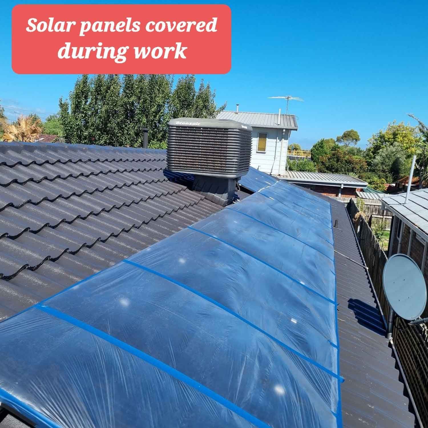 Solar Panels Safety During Roofing Work