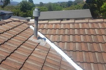 roof with small chimney