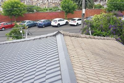 roof restoration before and after