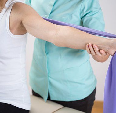 Exercising with Band — Broadview Heights, OH — Broadview Chiropractic