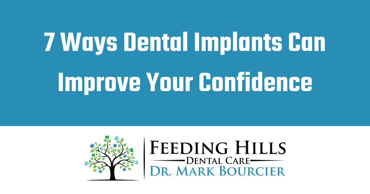 A poster for feeding hills dental care by dr. mark bourcier