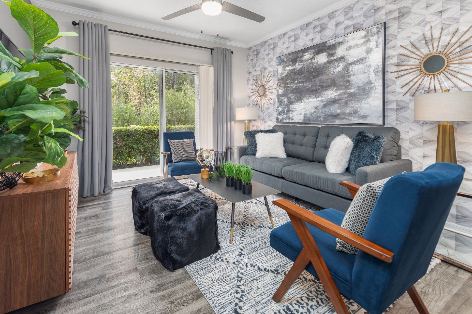 Living room at Mezza.