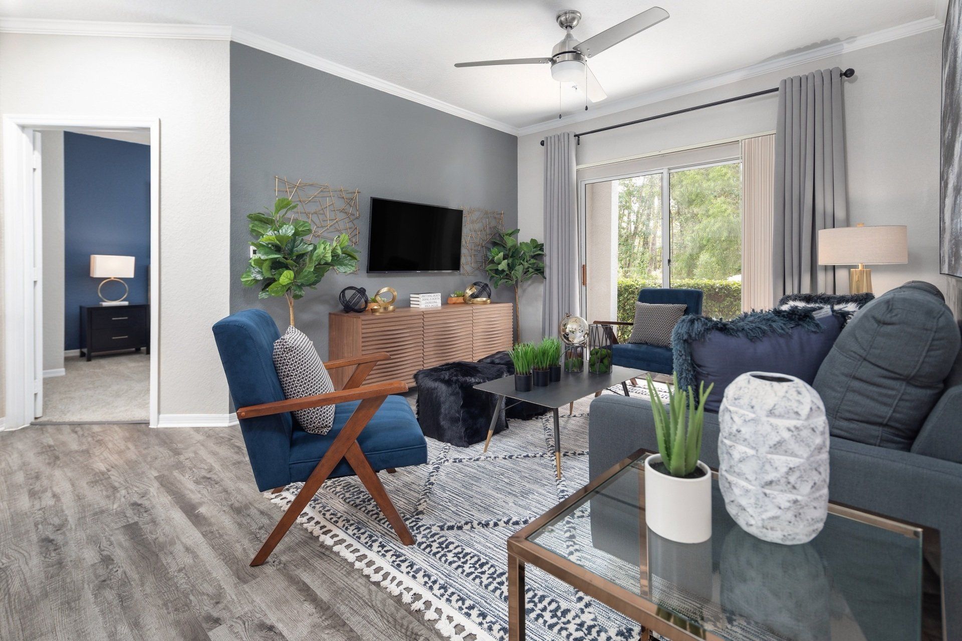 Living room at Mezza.