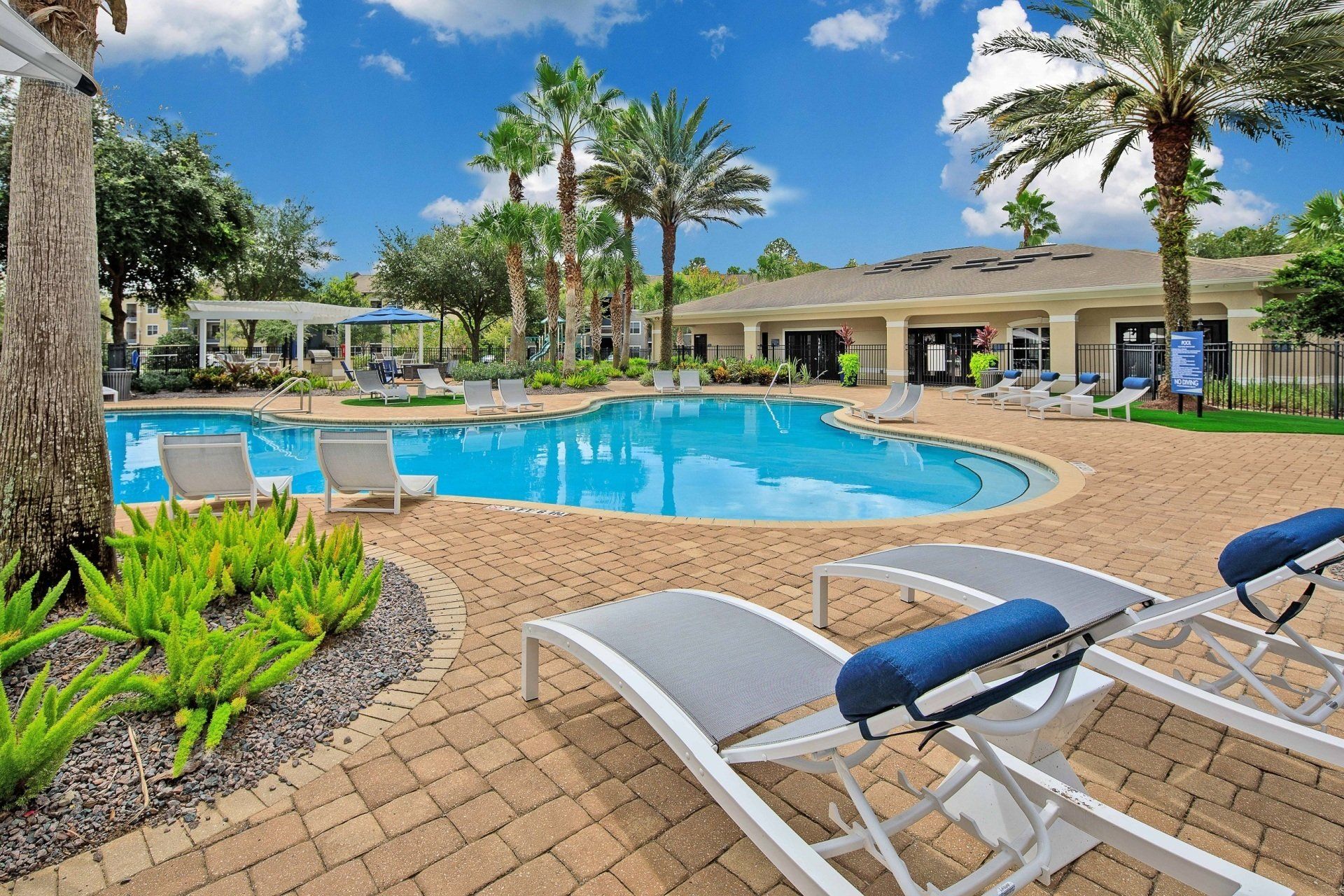 Swimming pool at Mezza.