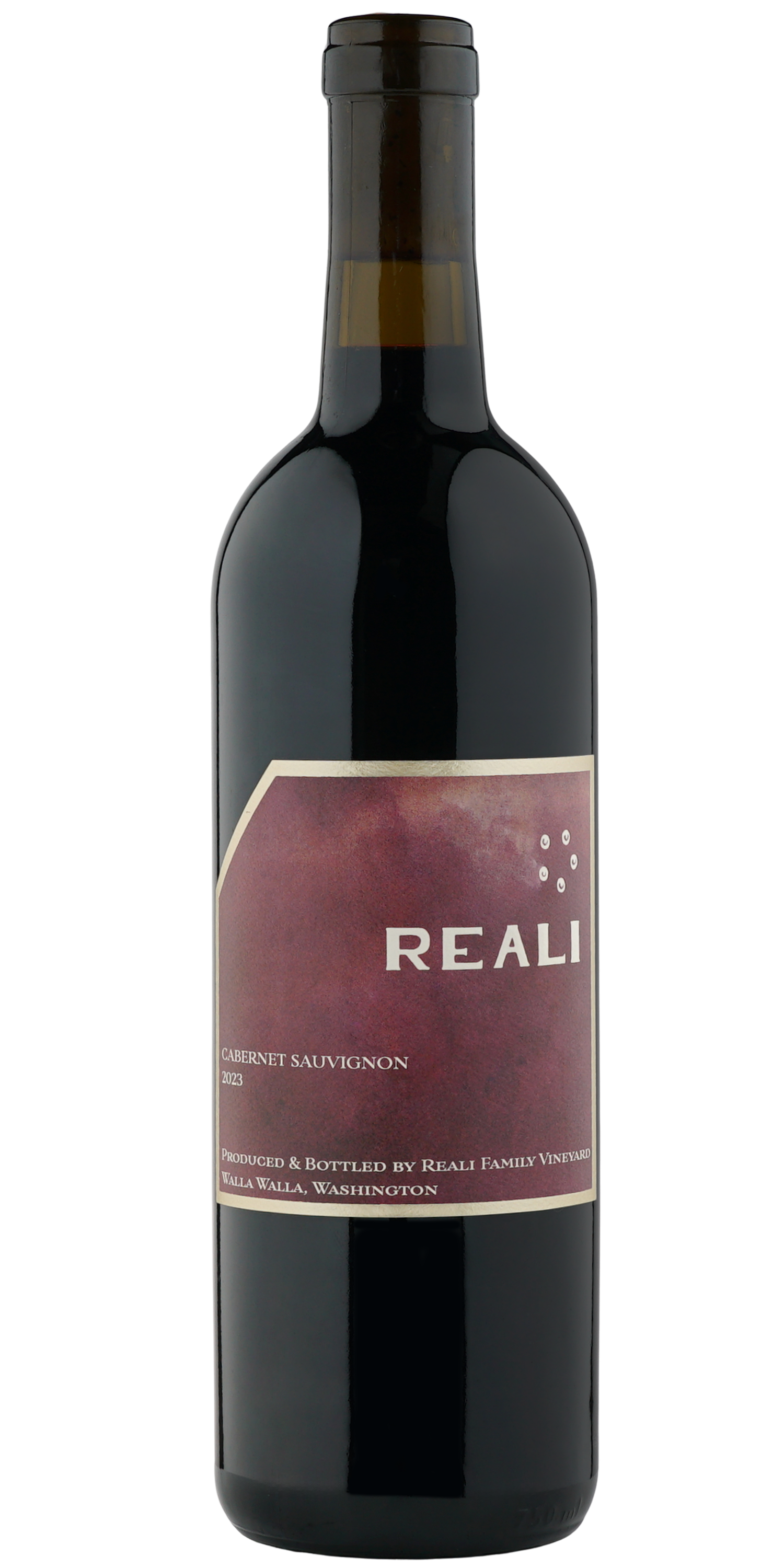 Bottle of REALI Cabernet Sauvignon