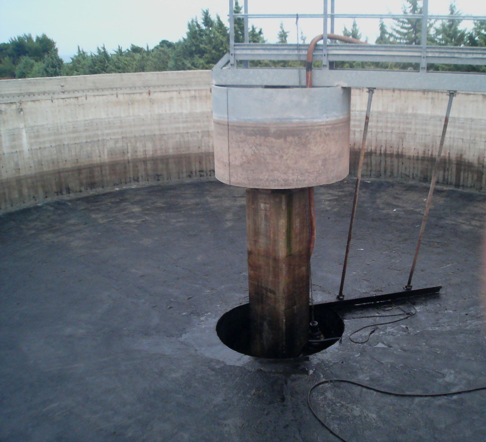 trattamento bacino acque reflue