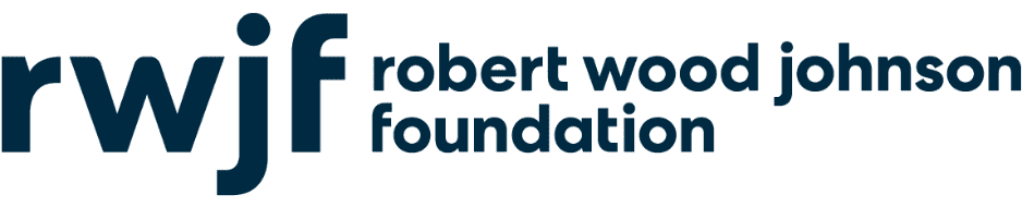 Abstract stacked logo with yellow, pink, and blue rounded shapes on a white background