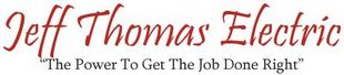 The logo for jeff thomas electric says 