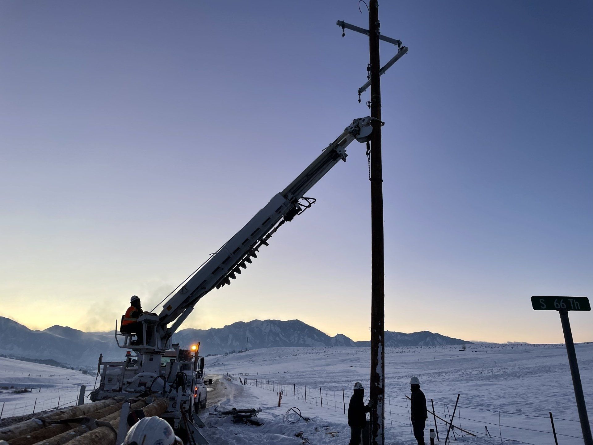 Pole Installation — Pueblo, CO —  Main Electric