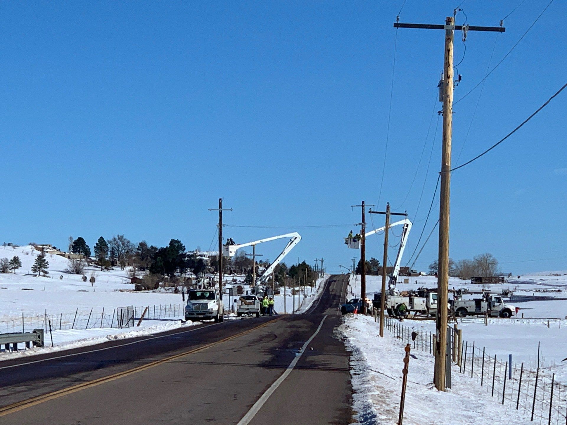 Fixing Multiple Tower Lines — Pueblo, CO —  Main Electric