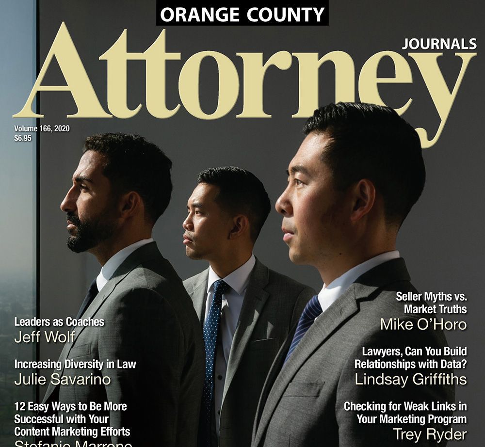 The cover of the orange county attorney journals