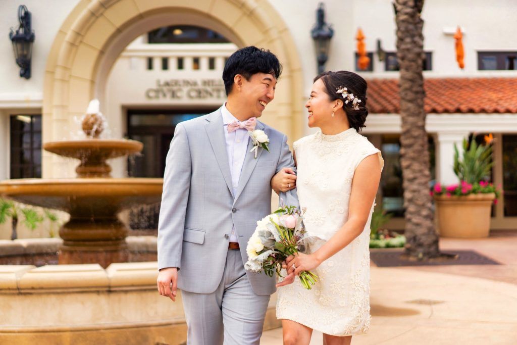 Bright and groom must complete a marriage license
