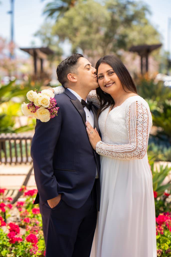 Wedding portraits at Laguna Hills, Civic Center