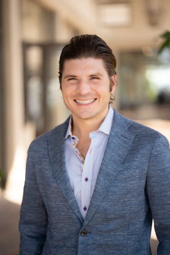 How to smile for a professional headshot.