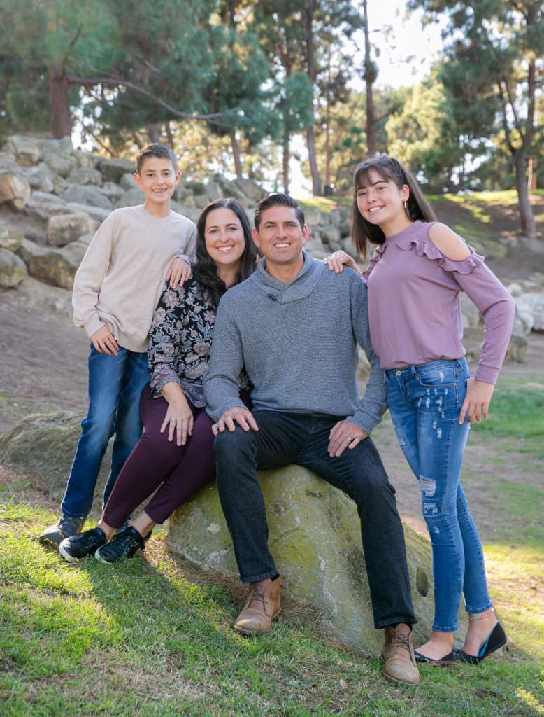 Family Photos in Costa Mesa at TeWinkle Park