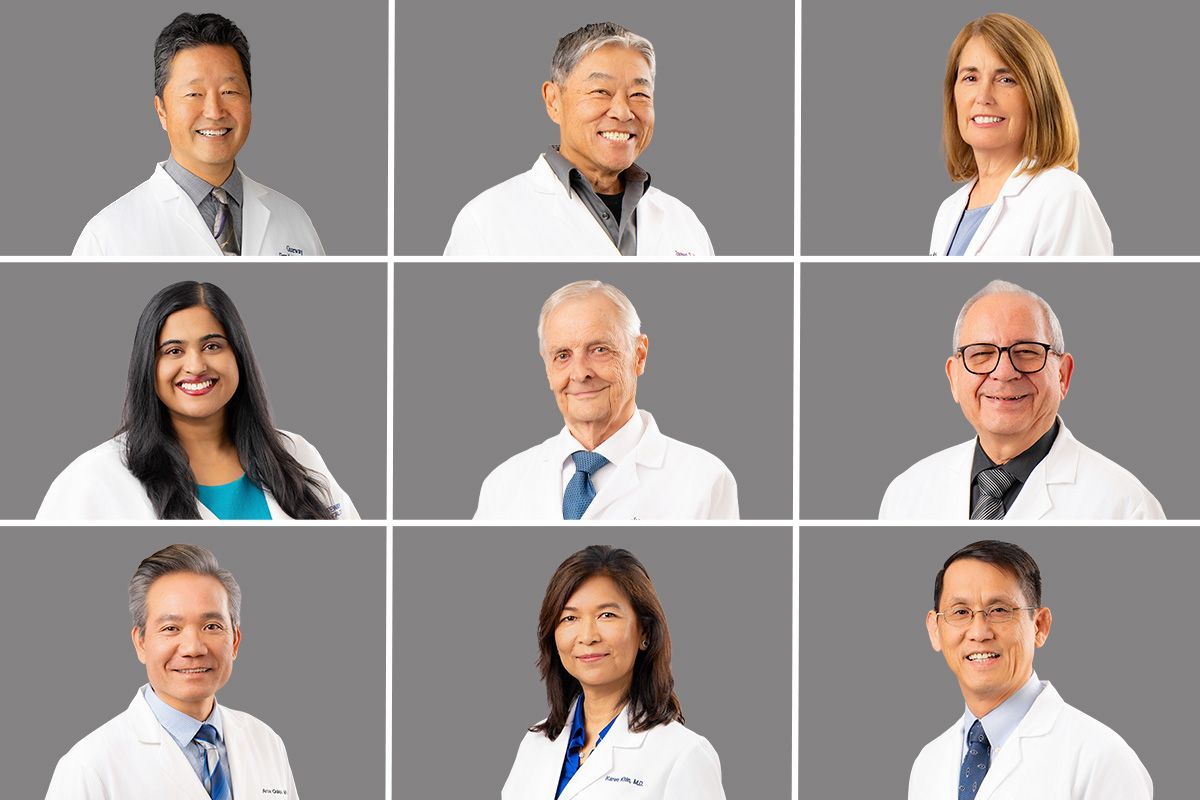 Staff & Team Office Headshots In Dana Point A group of doctors in white coats and ties are posing for a picture.