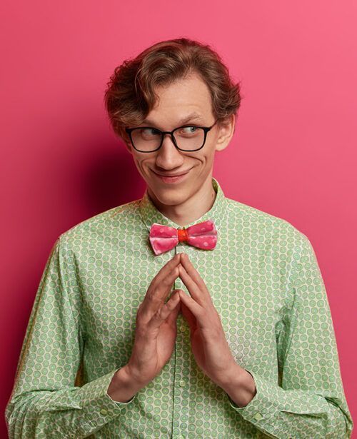 Examples of what not to wear for a headshot