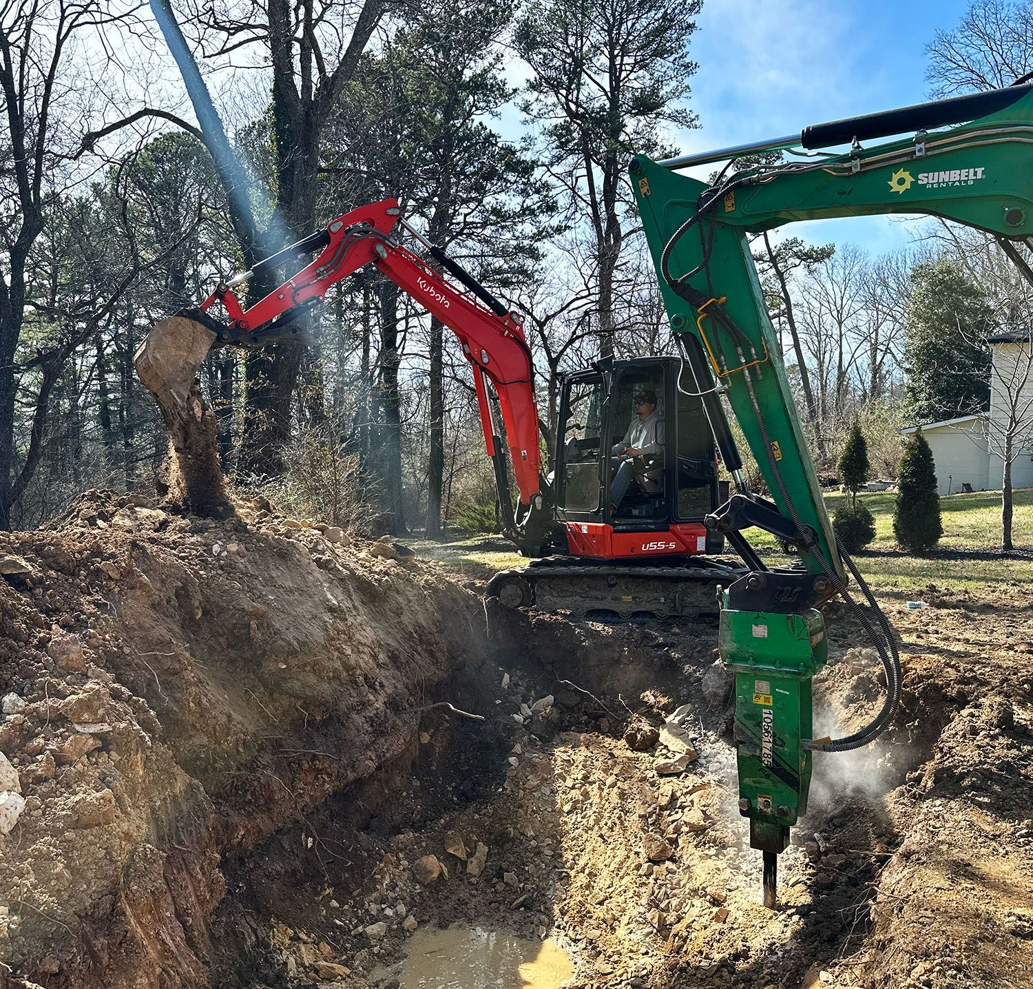 Expert septic tank installation by licensed Chattanooga technicians, guaranteeing long-lasting and reliable systems.