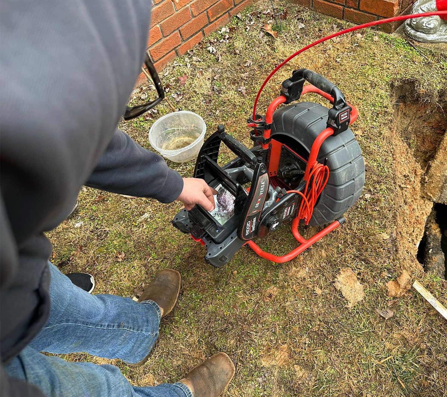 Advanced snaking and jetting services in Chattanooga for effective septic system cleaning and blockage removal.
