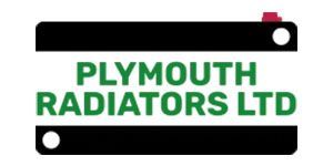 The logo for plymouth radiators ltd has a picture of a radiator on it.