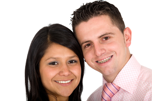 Couple smiling — Buffalo Grove, IL — Rosen Orthodontics