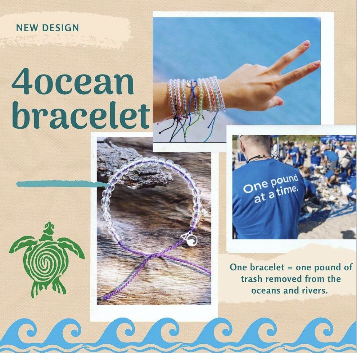 A new design of a 40 ocean bracelet