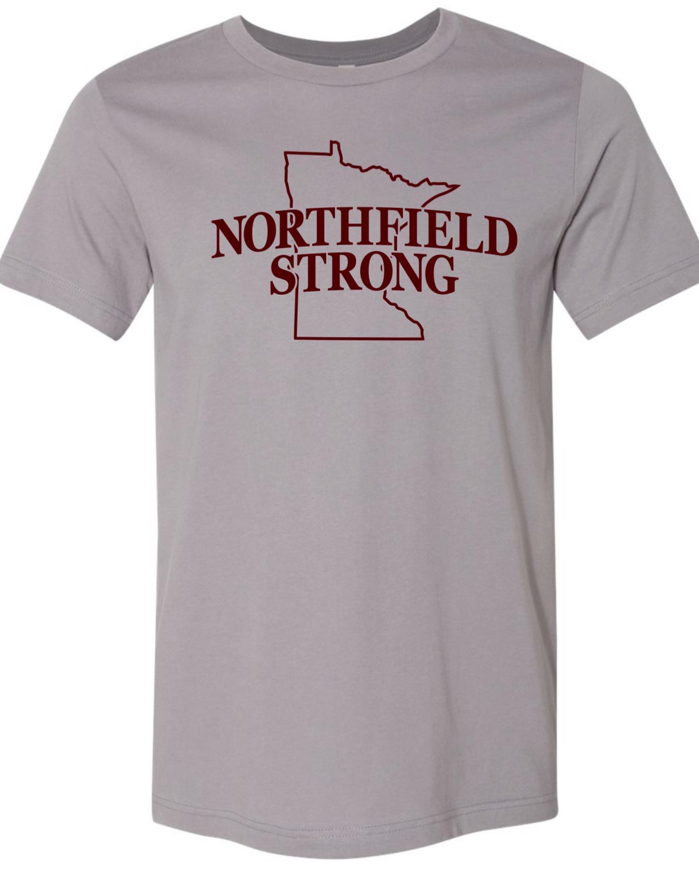 A t-shirt that says northfield strong on it