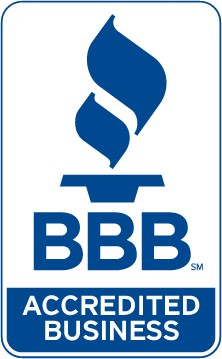 A blue bbb accredited business logo on a white background | Ode Auto Repair & Tire