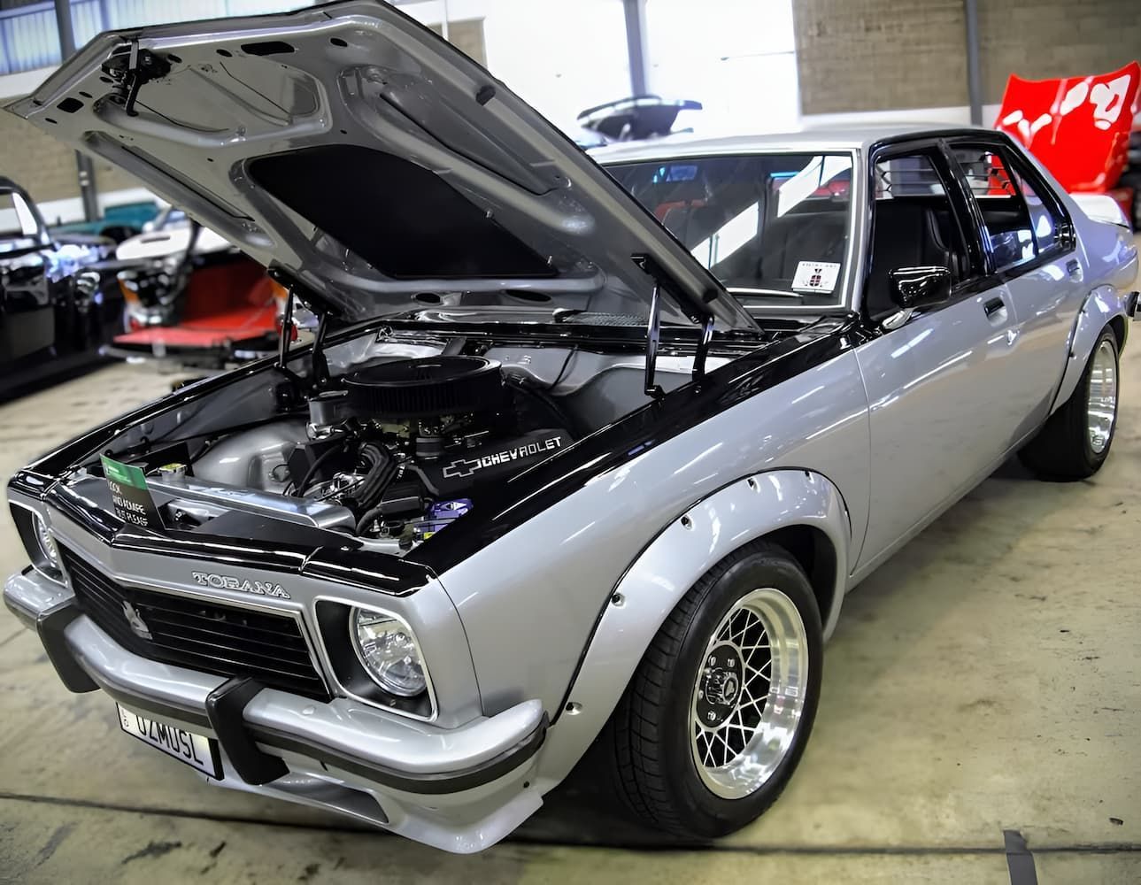 A Silver and Black Car With the Hood Open — Straightline Detailing Cairns in Bungalow, QLD