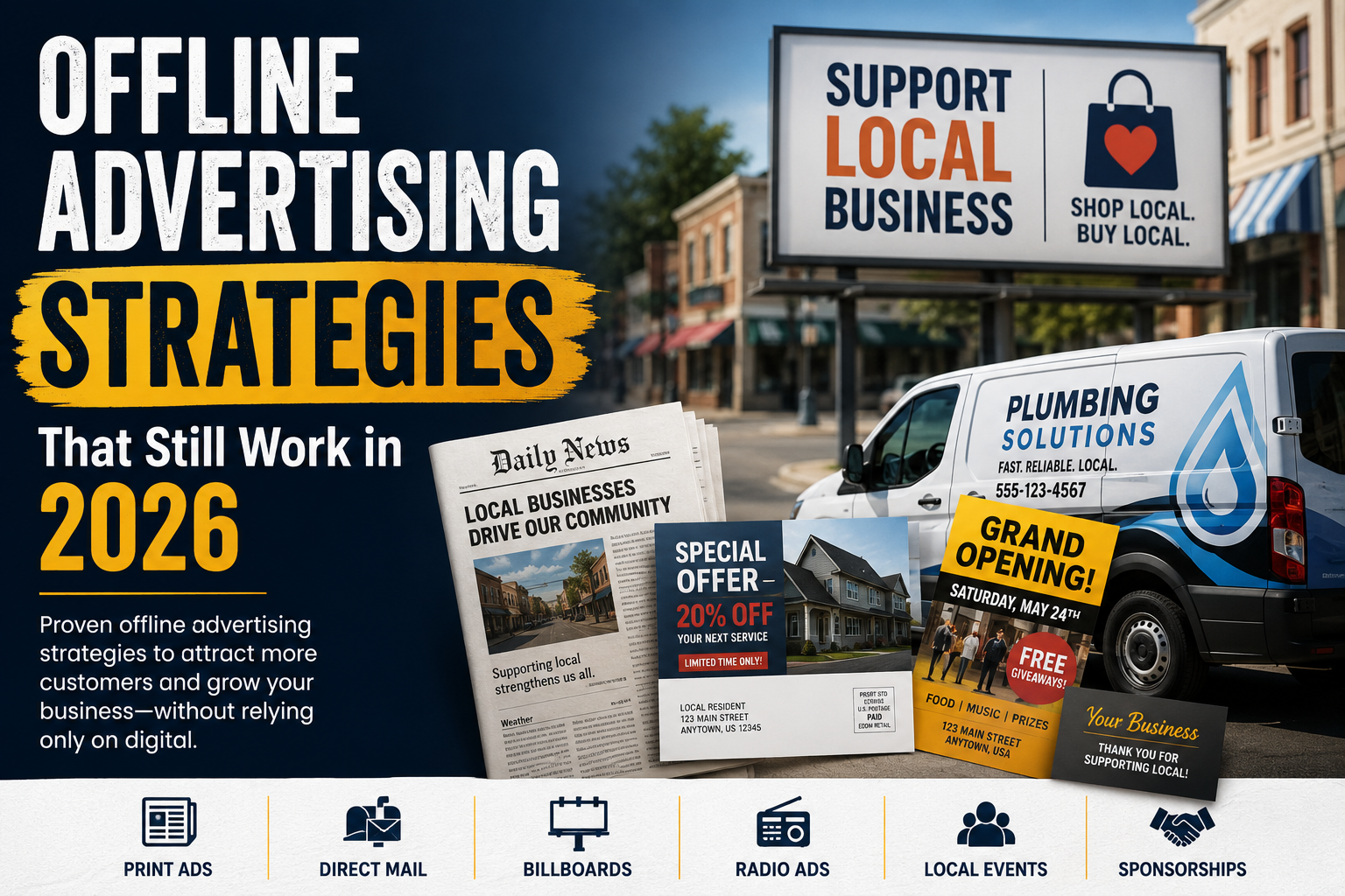 Offline advertising strategies