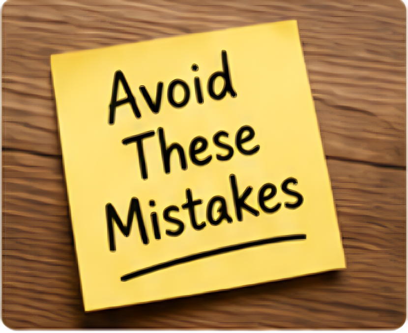 Avoid these mistakes