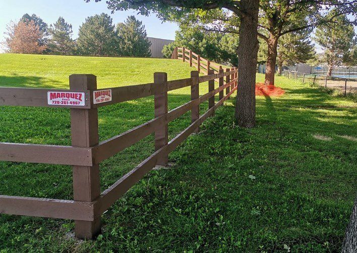 Barn Vertical Fence — Denver, CO — Marquez Fencing