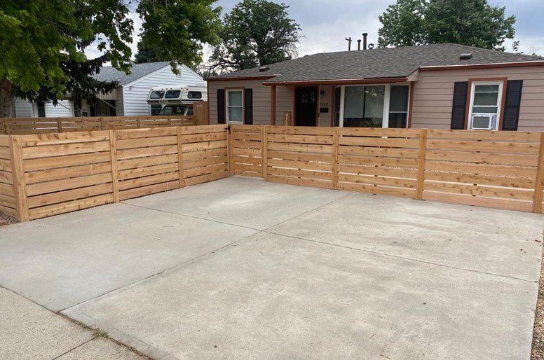 Newly Installed Fence — Denver, CO — Marquez Fencing
