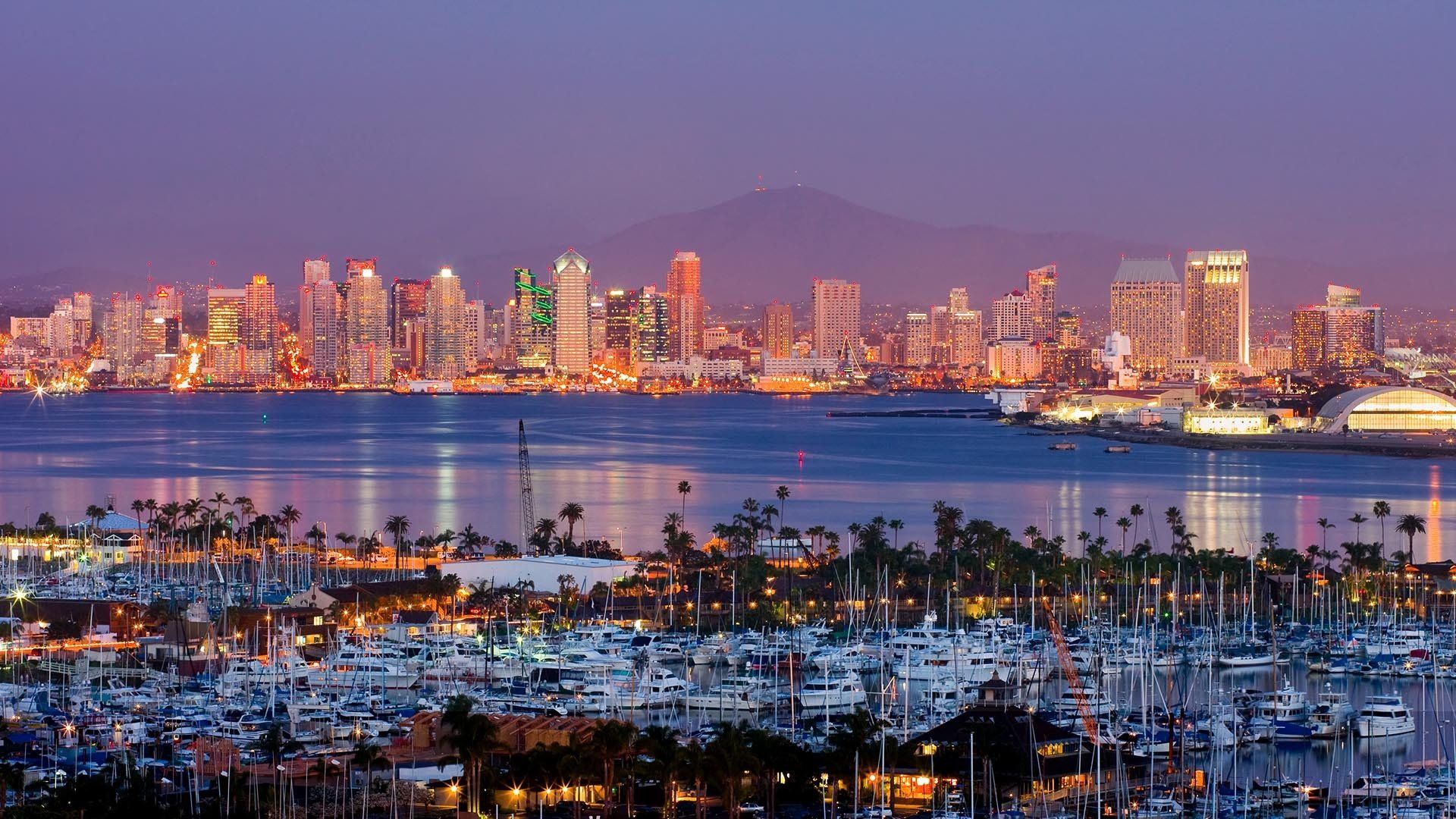 City Skyline over a body of water