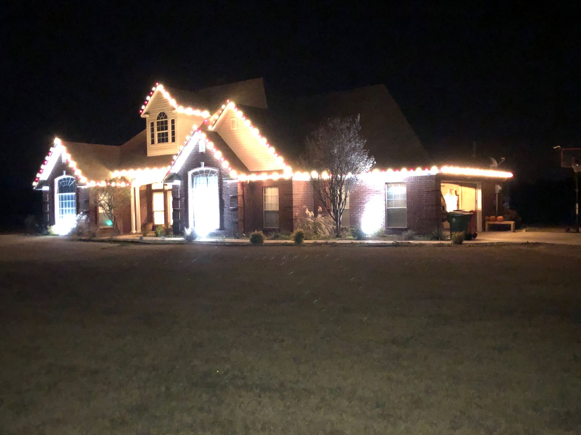 white christmas lights